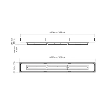 Linear 130 Fire Pit Kit