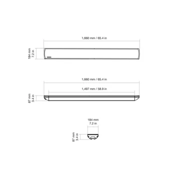 Vision 3200W Line Drawings