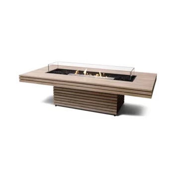 Gin 90 (Chat) Studio - Teak / Natural / Ethanol / SS / Glass
