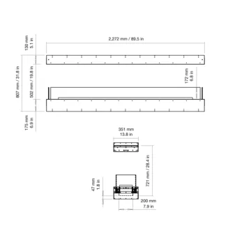 Flex 86IL Island Fireplace
