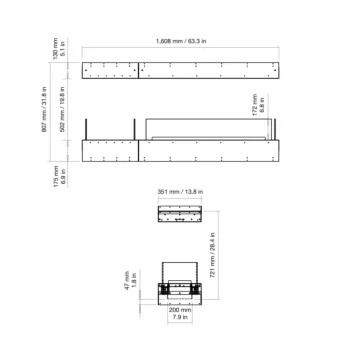 Flex 60IL.BX1 Island Fireplace