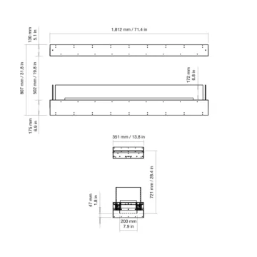 Flex 68IL Island Fireplace