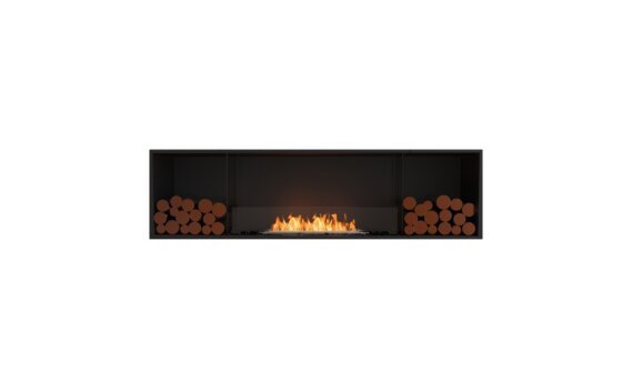Flex 78SS.BX2 Single Sided - Ethanol / Black / Installed View by EcoSmart Fire