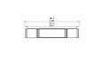 Flex 78SS.BX2 Single Sided - Technical Drawing / Top by EcoSmart Fire