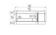 Flex 68SS.BXR Single Sided - Technical Drawing / Front by EcoSmart Fire
