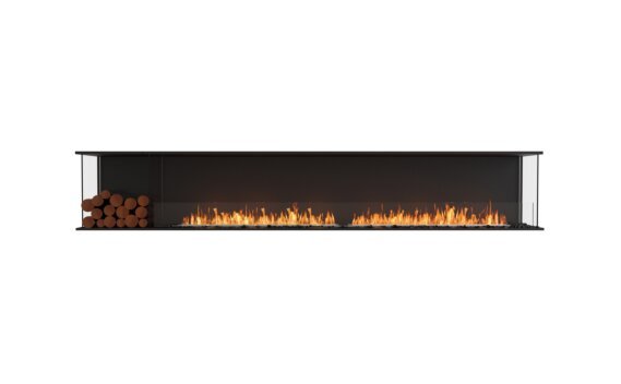 Flex 122 - Ethanol / Black / Installed view - Logs not included by EcoSmart Fire