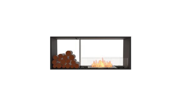 Flex 50DB.BX1 Double Sided - Ethanol / Black / Installed View by EcoSmart Fire
