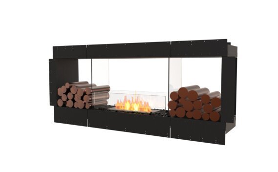 Flex 68DB.BX2 Double Sided - Ethanol / Black / Uninstalled view - Logs not included by EcoSmart Fire