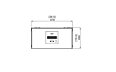 Igloo Designer Fireplace - Technical Drawing / Top by EcoSmart Fire