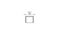 Flex 18 - Technical Drawing / Top by EcoSmart Fire