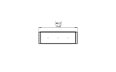 Flex 42 - Technical Drawing / Top by EcoSmart Fire