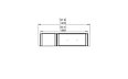 Flex 50SS.BXL Single Sided - Technical Drawing / Top by EcoSmart Fire
