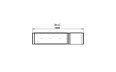 Flex 60 - Technical Drawing / Top by EcoSmart Fire