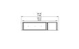 Flex 60SS.BXR Single Sided - Technical Drawing / Top by EcoSmart Fire