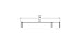Flex 86RC.BXR Right Corner - Technical Drawing / Top by EcoSmart Fire