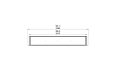 Flex 86SS Single Sided - Technical Drawing / Top by EcoSmart Fire