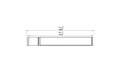 Flex 104DB.BX1 Double Sided - Technical Drawing / Top by EcoSmart Fire