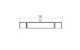 Flex 104LC.BX2 Left Corner - Technical Drawing / Top by EcoSmart Fire
