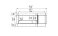 Flex 60SS.BXR Single Sided - Technical Drawing / Front by EcoSmart Fire