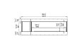 Flex 86 - Technical Drawing / Front by EcoSmart Fire