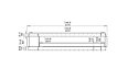 Flex 140DB.BX1 Double Sided - Technical Drawing / Front by EcoSmart Fire