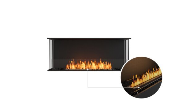 Flex 50 - Ethanol - Black / Black / Installed View by EcoSmart Fire