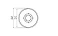 Urth Fire Pit - Technical Drawing / Top by 