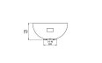 Urth Fire Pit - Technical Drawing / Front by 