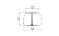 Stitch 50 Planter - Technical Drawing / Side by Blinde Design