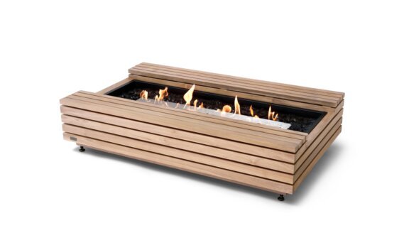 Cosmo 50 Fire Pit - Ethanol / Teak / *Teak colours may vary by EcoSmart Fire