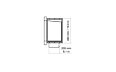 Frame 800SS Fireplace Insert - Technical Drawing / Side by EcoSmart Fire